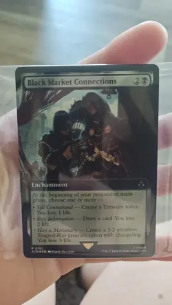 FOIL Black Market Connections (Extended Art) Universes Beyond: Assassin's Creed - Image 1