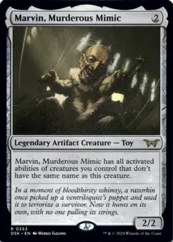 MTG Marvin, Murderous Mimic Normal NM Duskmourn: House of Horror Magic 253 - Image 1