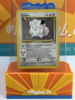 Clefairy #6 Holo Rare Pokemon TCG 2000 Base Set 2 NM - Image 1
