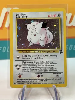 Clefairy #6 Holo Rare Pokemon TCG 2000 Base Set 2 NM - Image 3