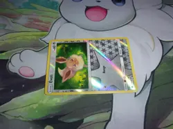 carte Pokemon - evoli - eevee 104/156 reverse holo ultra prisme FR - Image 5