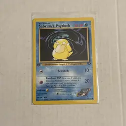Pokemon Gym Challenge Sabrina's Psyduck 99/132 First Edition Pk001563 - Image 1