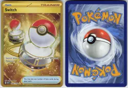 Switch 206/165 Hyper Rare 151 Pokemon Gold Holo Near Mint - Image 2
