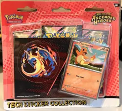 Pokemon Mega Evolution Ascended Heroes Tech Stickers Collection Blister Pack - Image 1