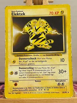 Elektek 20/102 Basis Set Rare Deutsch VG Pokemon - Image 1