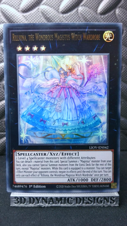 | Yugioh Rilliona, the Wondrous Magistus Witch Wardrobe LIOV-EN042 Ultra NM 🔥 | - Image 1