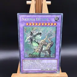Yu-Gi-Oh! HA04-EN055 Naturia Exterio Secret Rare - Image 1