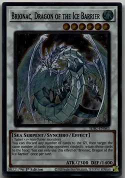 Brionac, Dragon of the Ice Barrier Super Rare Structure Deck: Freezing Chains SD - Image 1