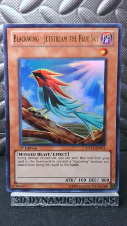 | Yugioh Blackwing - Jetstream the Blue Sky DP11-EN011 1st Ultra Duelist NM 🔥 | - Image 1