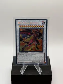 Red Nova Dragon 2010 Collectors Tins CT07-EN005 Secret Rare Yugioh LP - Image 1