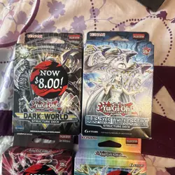 Yu Gi Oh Blue-Eyes White Destiny, Crimson King,Legendof crystal beast,Dark world - Image 2