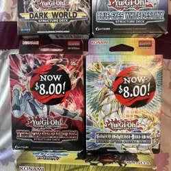 Yu Gi Oh Blue-Eyes White Destiny, Crimson King,Legendof crystal beast,Dark world - Image 3