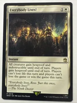 MTG Everybody Lives 0018 Regular Universes Beyond: Doctor Who Commander NM WHO - Image 1