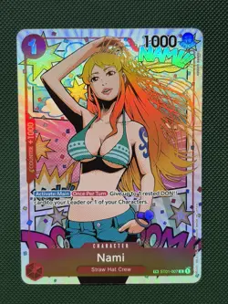 Treasure Rare Nami ST01-007 Alt Art OP06 Wings Of The Captain NM TR One Piece En - Image 1