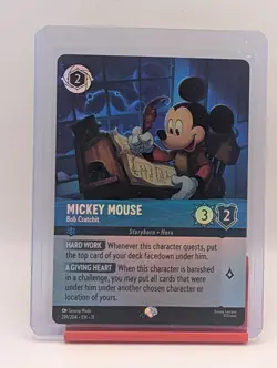 Mickey Mouse - Bob Cratchit #219 Lorcana Winterspell - Image 1