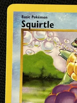 Pokemon Squirtle 63/102 (Shadowless) *Near Mint* Never Played Card - Image 3