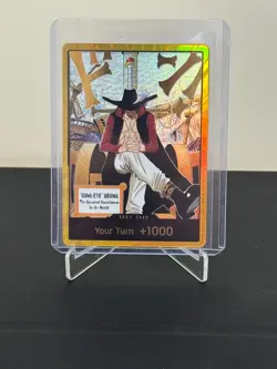 OP14 Gold DON!! Card Hawk Eye Mihawk The Azure Seas Seven One Piece ENGLISH - Image 1