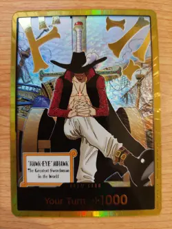 Don!! Card (Dracule Mihawk Gold) - The Azure Sea's Seven - Near Mint NM - Image 1