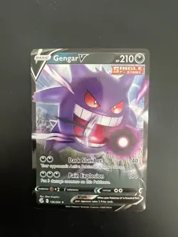Gengar V 156/264 Fusion Strike Ultra Rare Pokemon TCG SWSH08 Card - Image 3