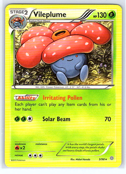 Vileplume 3/98 Ancient Origins NM or LP Pokemon Card - Image 1