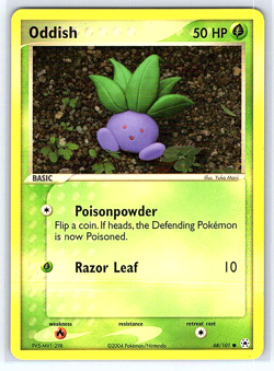 Oddish 68/101 Hidden Legends NM/LP Pokemon Card - Image 1