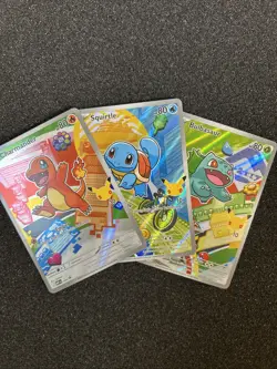 Pokemon MEP First Partner Bulbasaur Squirtle Charmander 3 Card Lot PACK FRESH 🤩 - Image 1