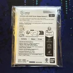 Gundam Card Game Aile Strike Gundam Promo Sleeves Release Event (10 Sleeves) - Image 2