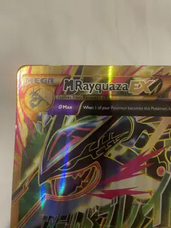 Mega M Rayquaza EX Shiny Full Art Holo Card Ancient Origins Jumbo Card 98/98 - Image 4