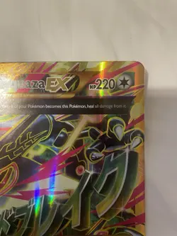 Mega M Rayquaza EX Shiny Full Art Holo Card Ancient Origins Jumbo Card 98/98 - Image 5