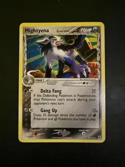 Mightyena 24/113 - EX Delta Species - Rare Non-Holo - Pokemon Card - LP - Image 1