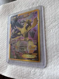 Alakazam EX 125/124 2016 Fates Collide Pokemon Card Secret Rare Alt Art - Lp - Image 2