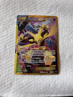 Alakazam EX 125/124 2016 Fates Collide Pokemon Card Secret Rare Alt Art - Lp - Image 5