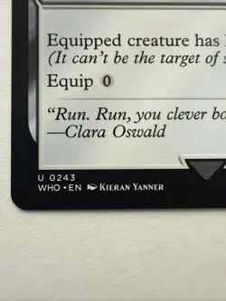 MTG Lightning Greaves 0243 Regular Universes Beyond: Doctor Who NM WHO - Image 2