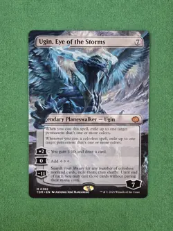 MTG Ugin, Eye of the Storms (Borderless) Regular Tarkir Dragonstorm - Image 3