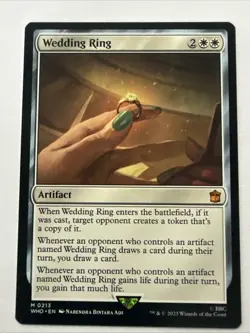 MTG Wedding Ring 0213 Regular Universes Beyond: Doctor Who NM WHO - Image 1
