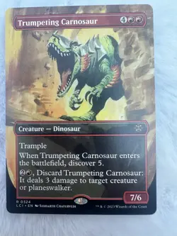 Trumpeting Carnosaur - 324 - LCI - NM - MTG Magic the Gathering - Image 1