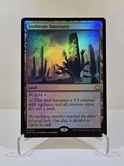 MTG Soulstone Sanctuary FOIL Foundations Magic The Gathering - Image 1