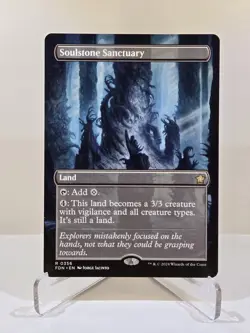 MTG Soulstone Sanctuary (Borderless) Foundations Magic The Gathering - Image 1