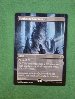 MTG Soulstone Sanctuary (Borderless) Foundations Magic The Gathering - Image 3
