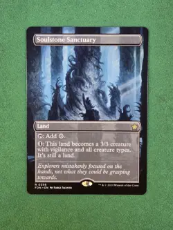 MTG Soulstone Sanctuary (Borderless) Foundations Magic The Gathering - Image 5