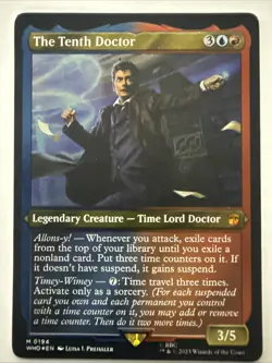 MTG The Tenth Doctor 0194 (Thick Stock Foil) Universes Beyond:Doctor Who NM WHO - Image 1
