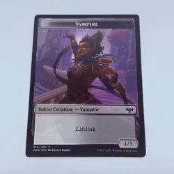 Magic The Gathering Vampire/Blood 016 Token - Midnight Hubt MTG Trading Card Tc7 - Image 1