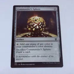 Commander’s Sphere 163 Magic The Gathering Trading Card MTG Tc7 - Image 1