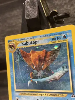 Kabutops 6/75 Neo Discovery Unlimited Holo Rare MP Vintage Pokemon Card - Image 4