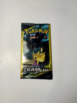 Pokemon Tcg Team Up 3-Card Booster Pack!!Doller Store Packs!!Sealed!!Unweighted! - Image 1