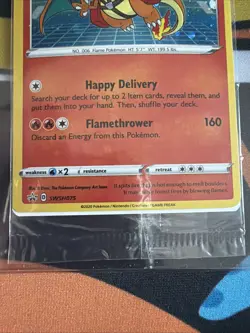 Special Delivery Charizard SWSH075 SWSH SEALED Black Star Promo Card Holo NM - Image 3