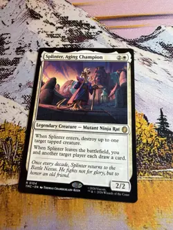 Splinter, Aging Champion Mtg Turtle Team Up Tmnt - Image 2