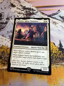 Splinter, Aging Champion Mtg Turtle Team Up Tmnt - Image 3