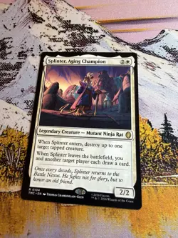 Splinter, Aging Champion Mtg Turtle Team Up Tmnt - Image 4