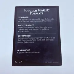 On Your Turn / Popular Magic #1 Promo Card 2020 Magic The Gathering MTG Tc7 - Image 1
